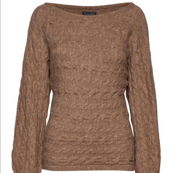 Abercrombie & Fitch brown boatneck sweater size xs - Picture 3 of 8